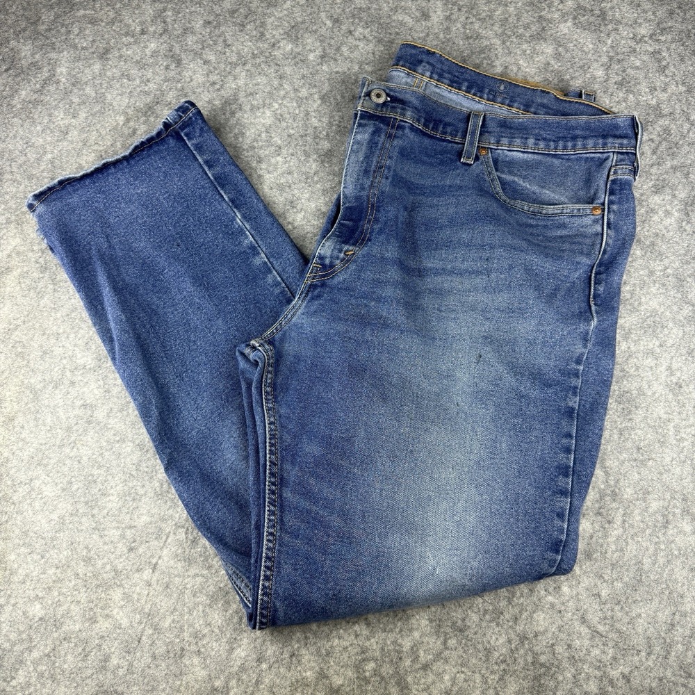 Levi's Men's 511 Slim Fit Blue Hip To Ankle Blue Jeans‎ 42x30 Denim